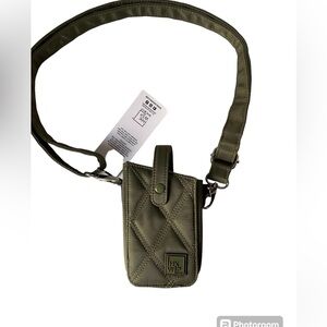 IHKWIP Call Me Later Cell Phone Crossbody Military Olive New